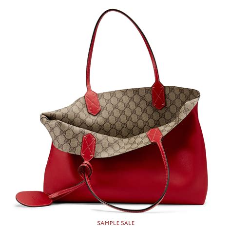 gucci tote with chain handles|gucci reversible tote uk.